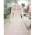 Luxurious High Quality Long Sleeve Lace Wedding Dress